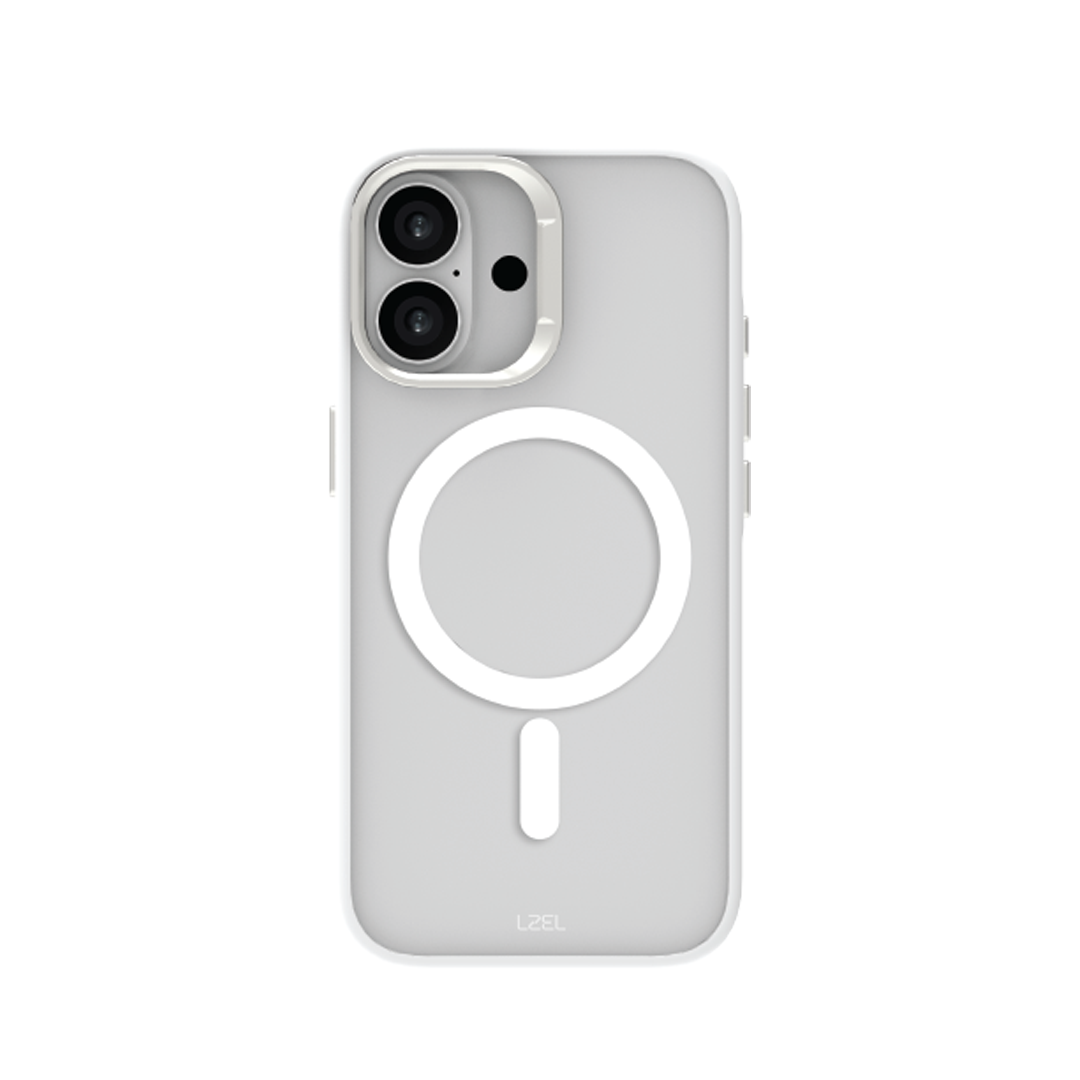 LZEL MagHexro Matte Case for iPhone 17 | White LZEL MagHexro Matte Case for iPhone 17 | White